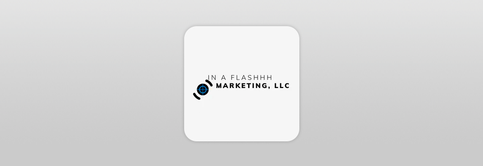 in a flashhh marketing firm logo