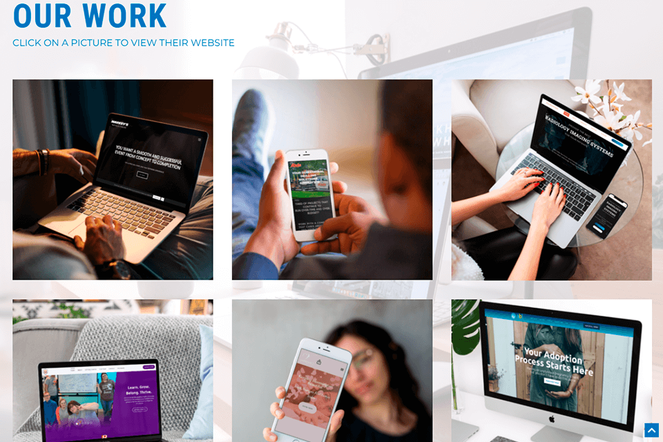 indy web designers development examples