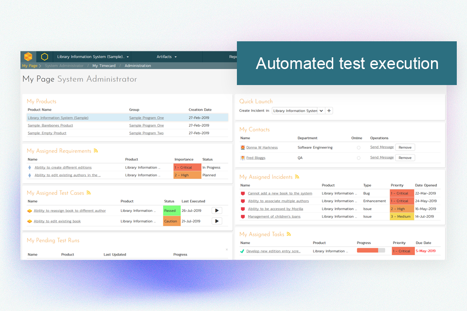 inflectra agile project management software
