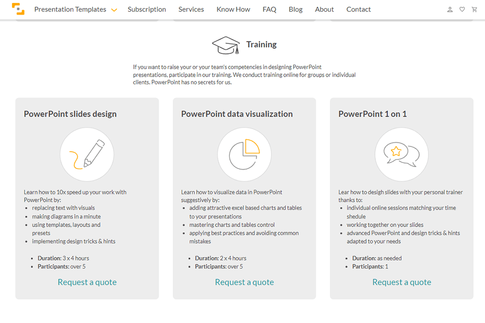 infodiagram services training