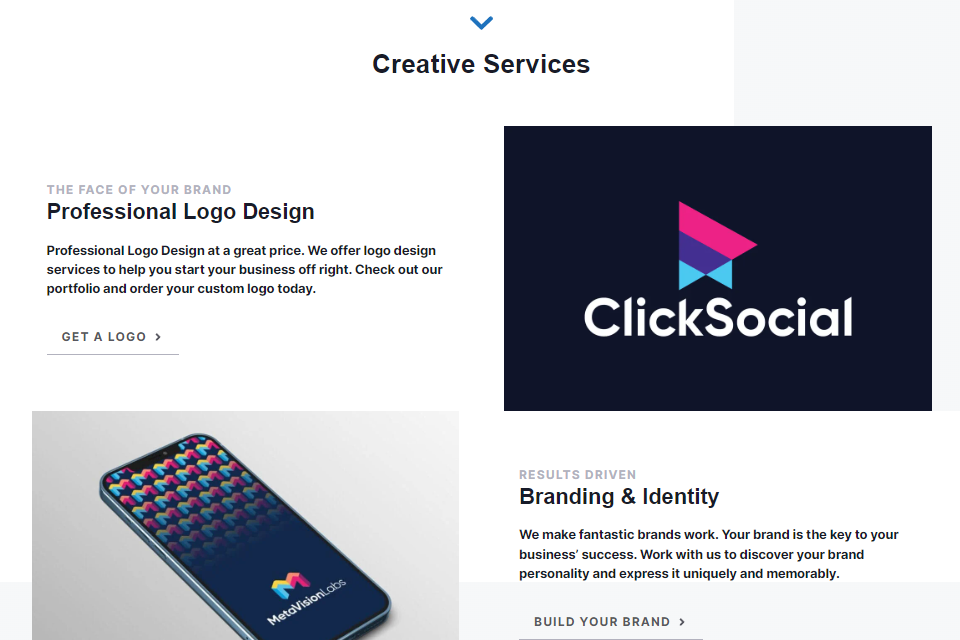 inkbot design graphic design company website