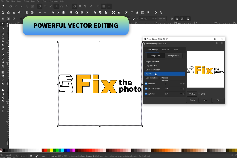 inkscape png to svg converter
