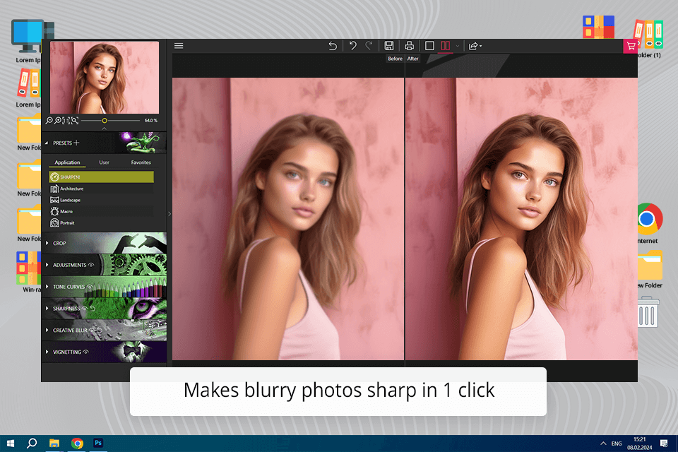 inpixio photo focus interface