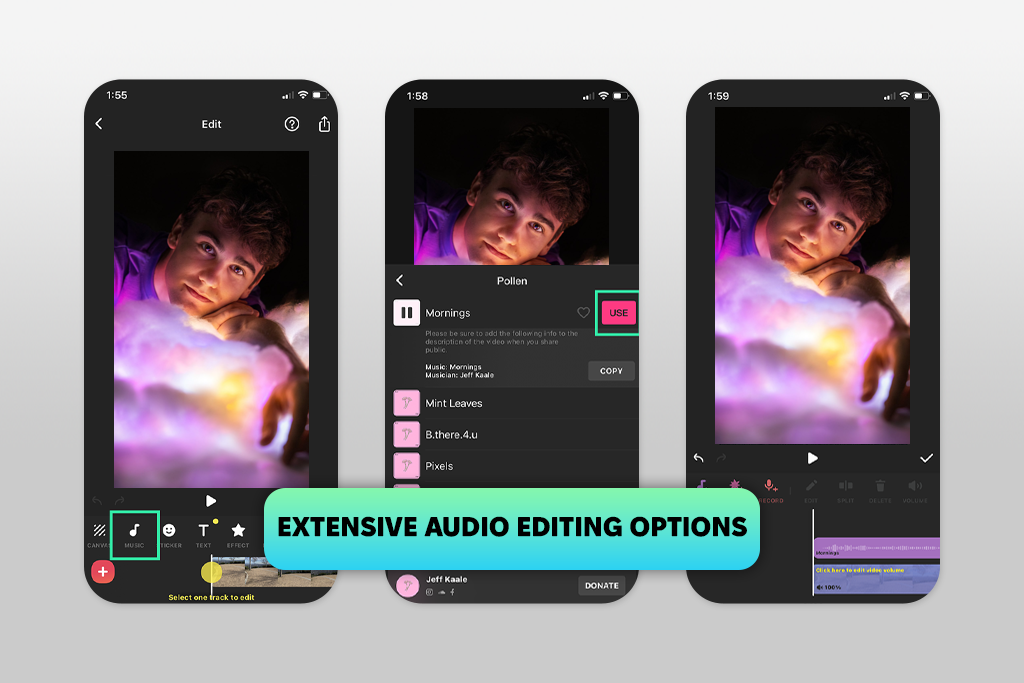 inshot app to add music to video