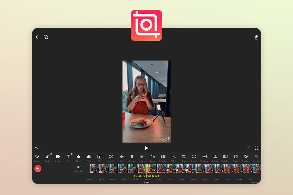 inshot ipad video editing app