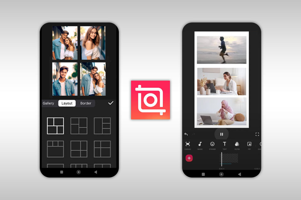 inshot video collage app