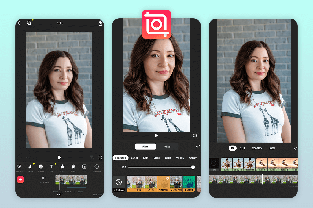 inshot video editing app for instagram