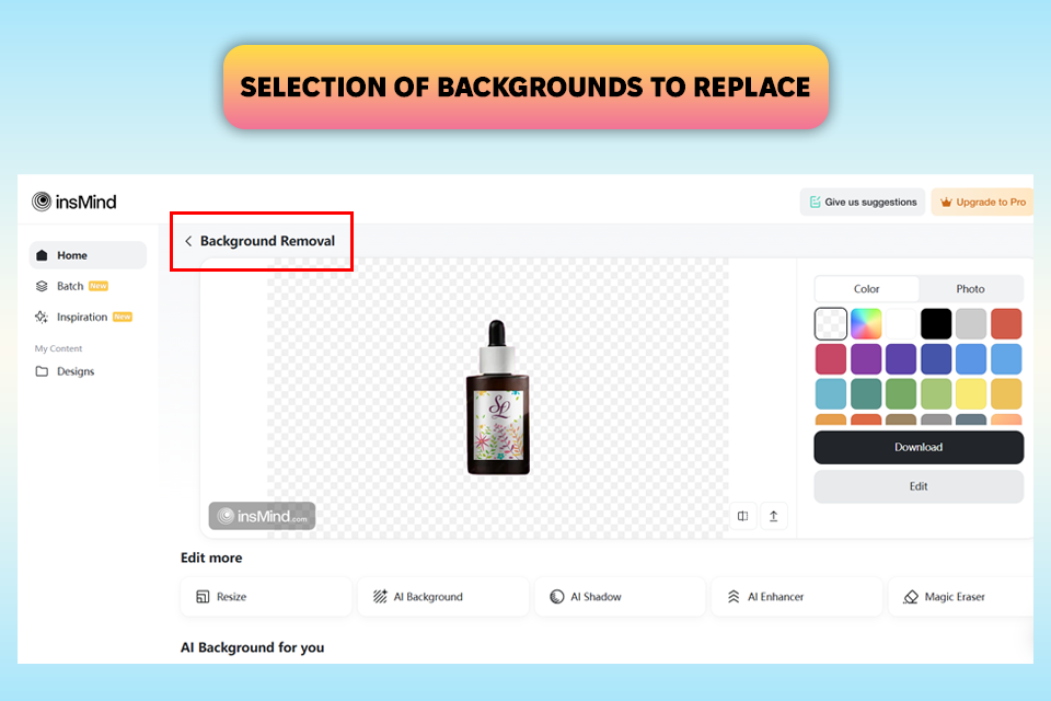 insmind photoroom alternative