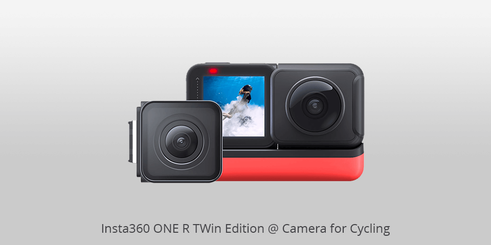 insta360 one r twin edition camera for cycling