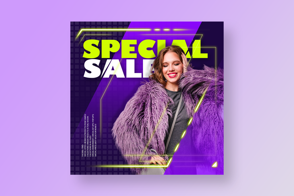 instagram banner maker bold typography