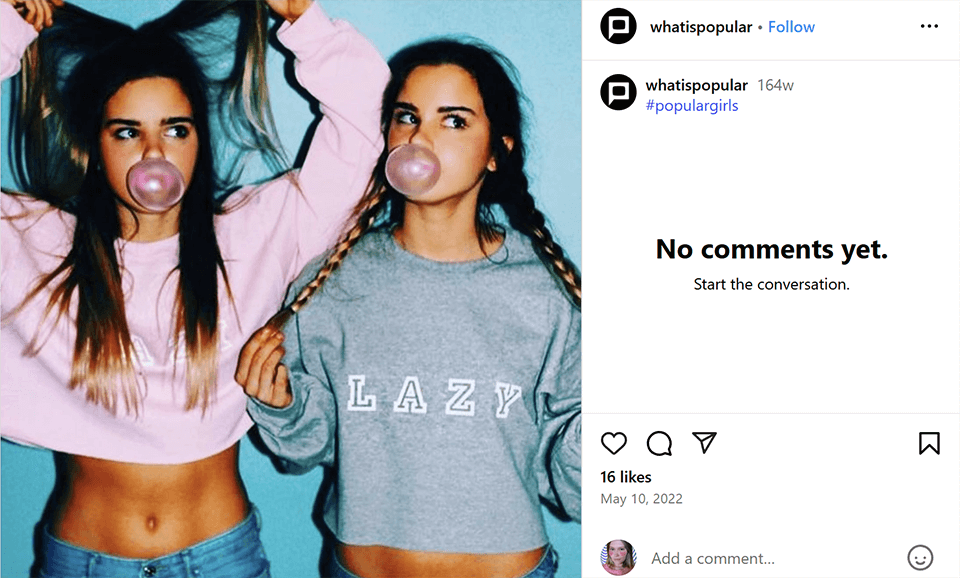 instagram best friend pose for 2 bubblegum