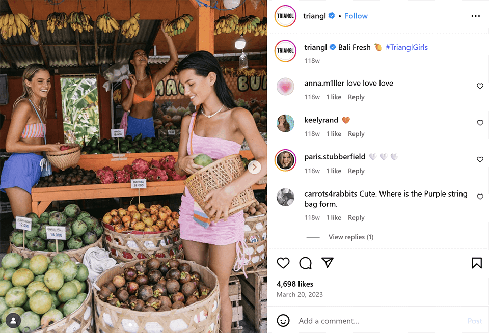 instagram best friend pose for 2 fruit market