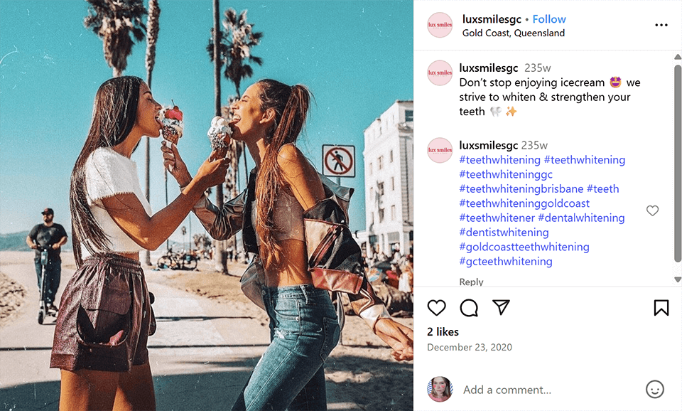 instagram best friend pose for 2 ice cream