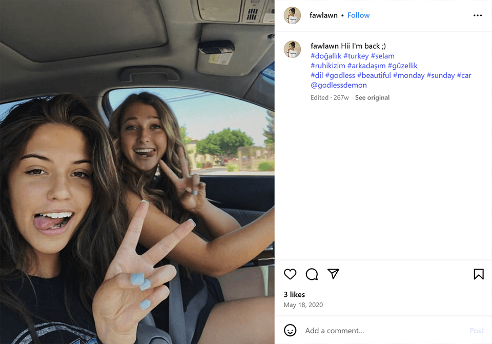 instagram best friend pose for 2 selfie