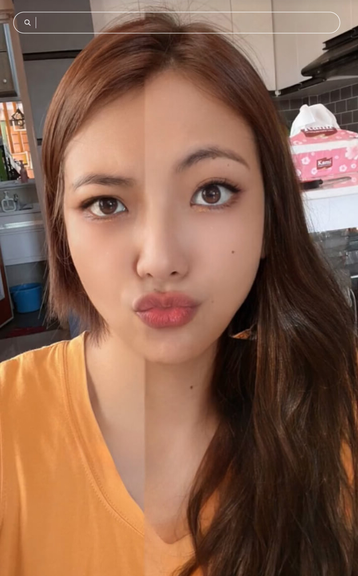 instagram long hair filter