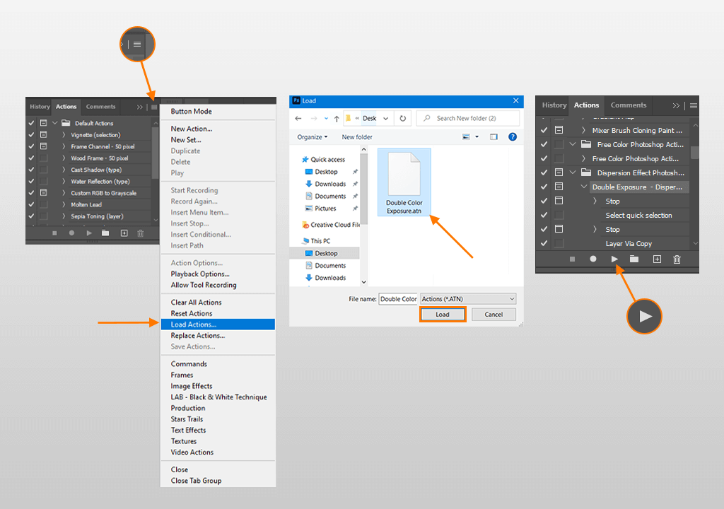 install photoshop actions tutorial