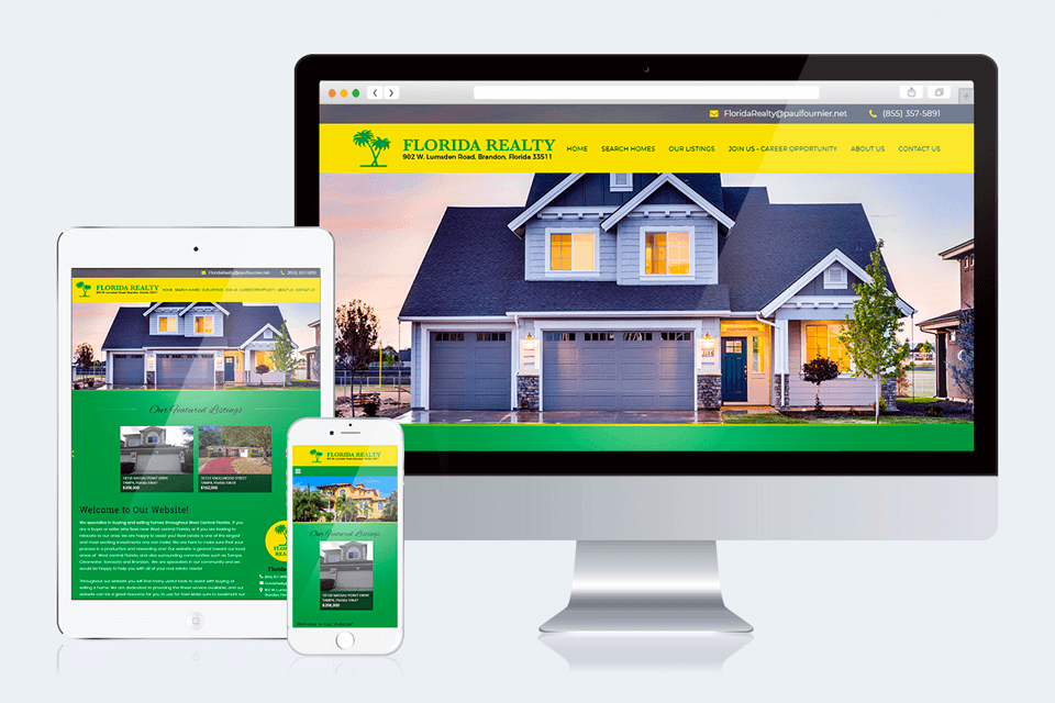 intagent real estate website development service
