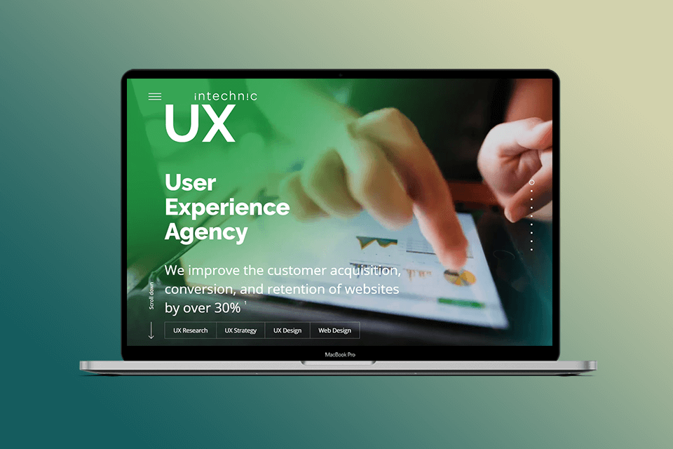 intechnic web development company work example