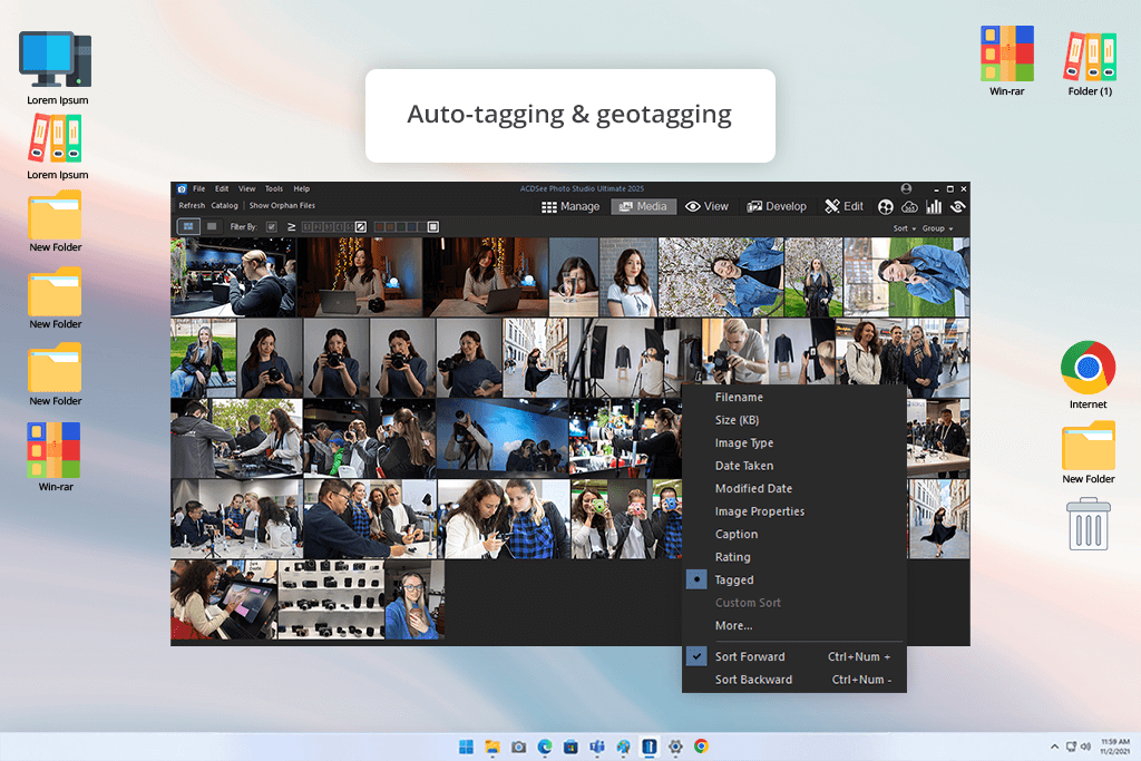 interface acdsee photo studio ultimate photo organizing software