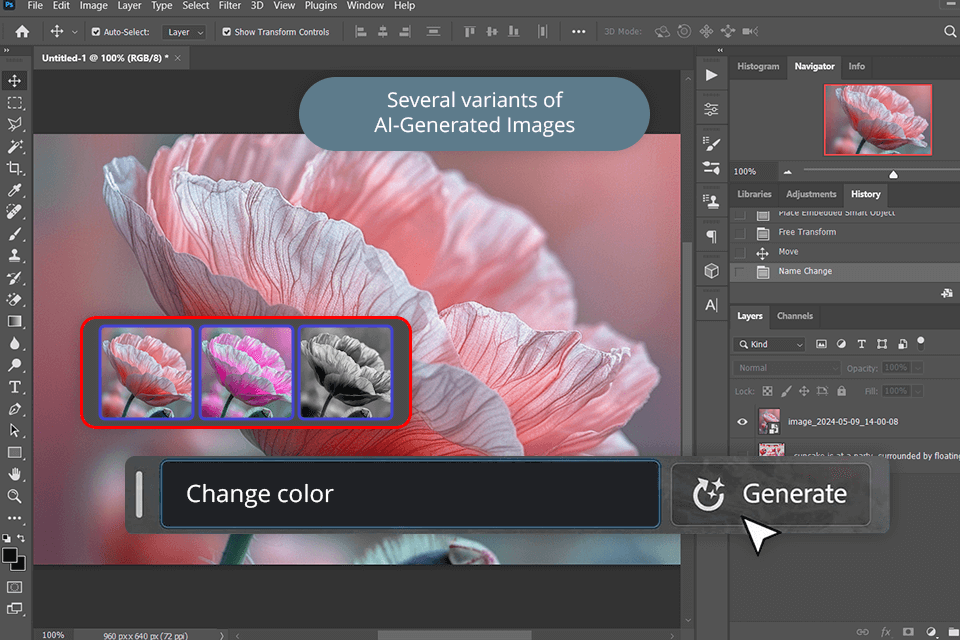 adobe firefly-schnittstelle