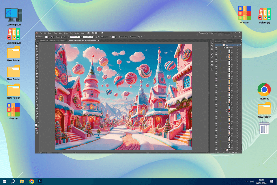 adobe illustrator interface