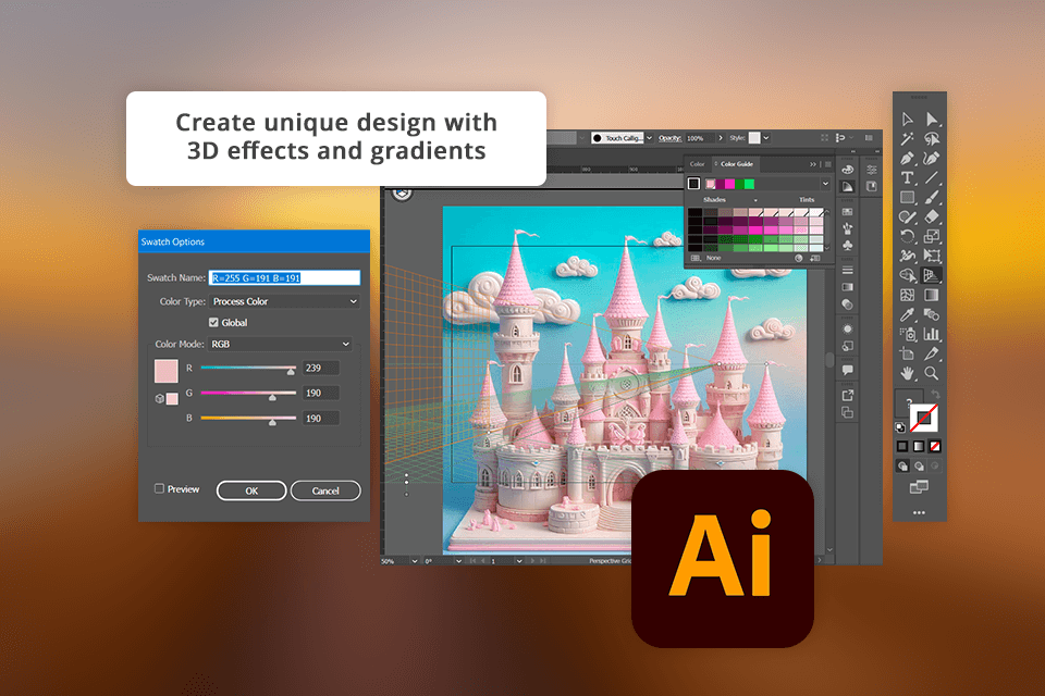 illustrator interface