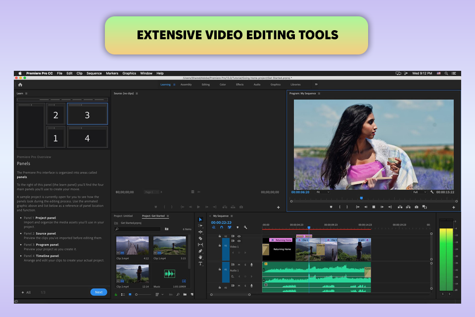 adobe premiere pro cc 2019 interface