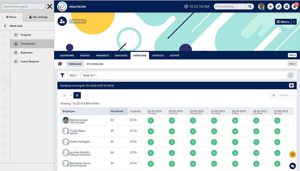 agilityportal workforce management software interface