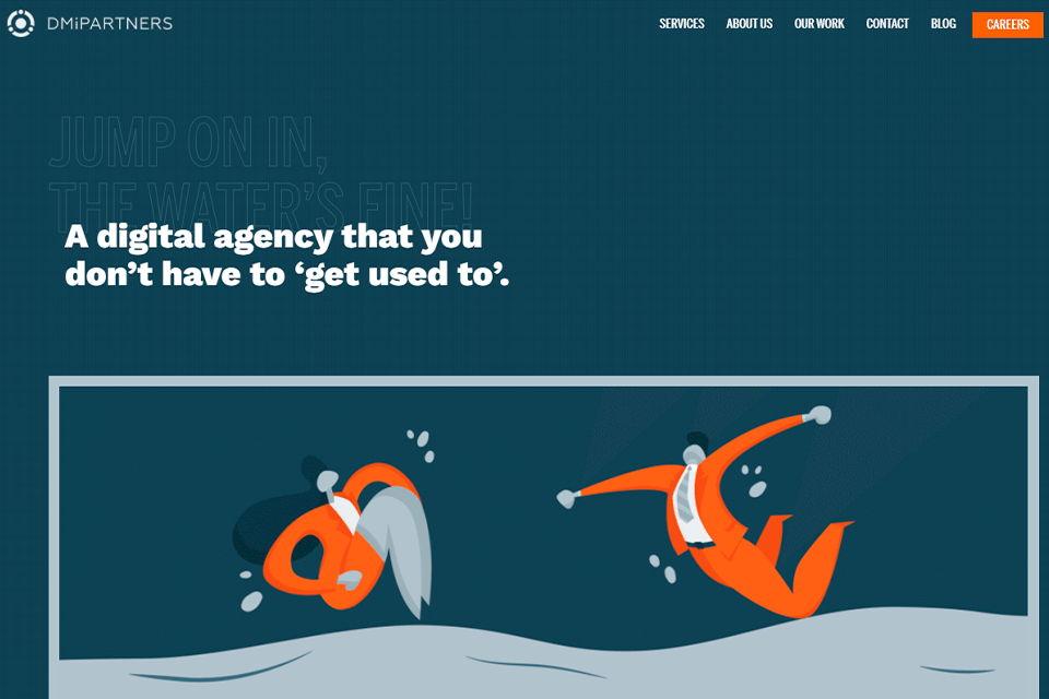 dmi partners email marketing agency interface