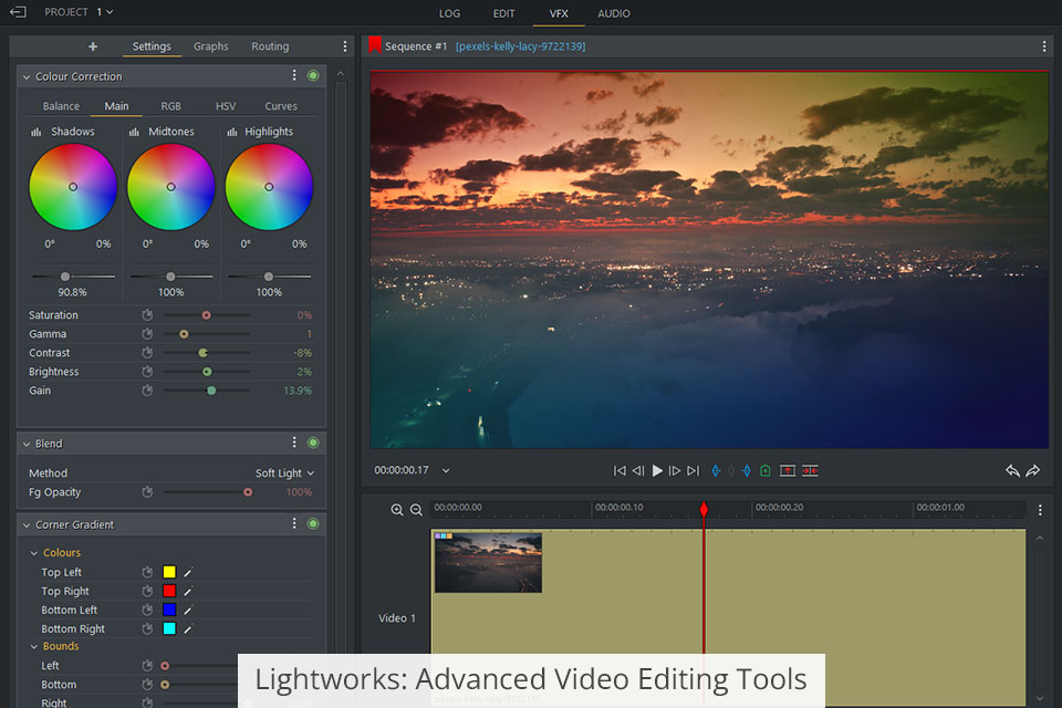 واجهة lightworks