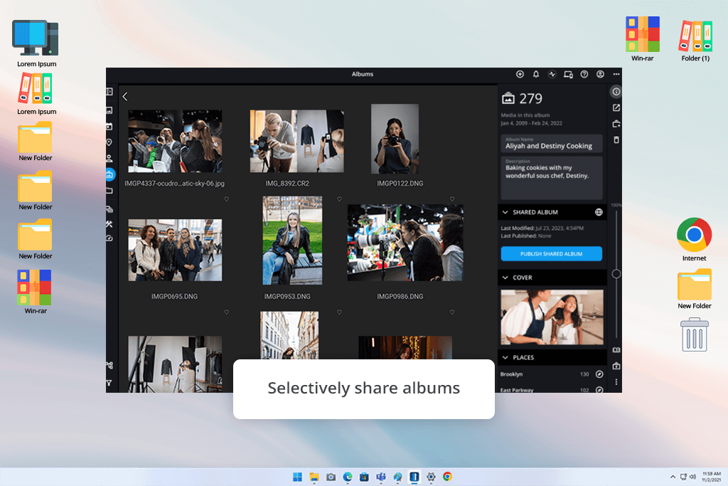 interface mylio photo organizing software