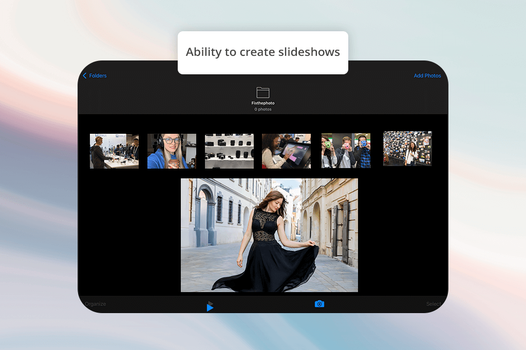 interface utiful photo organizing software