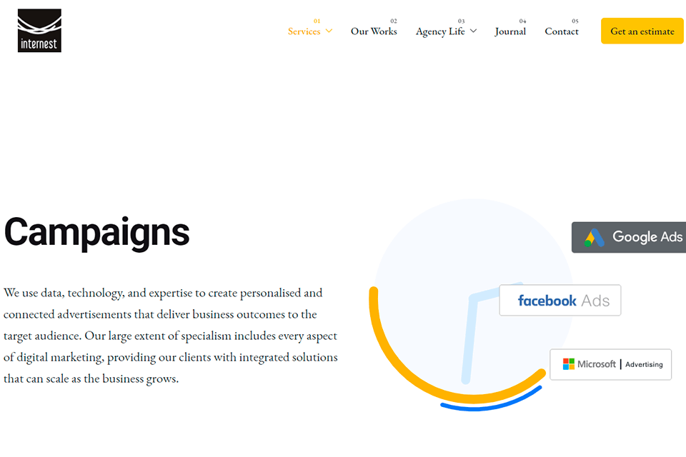 internest agency review campaigns