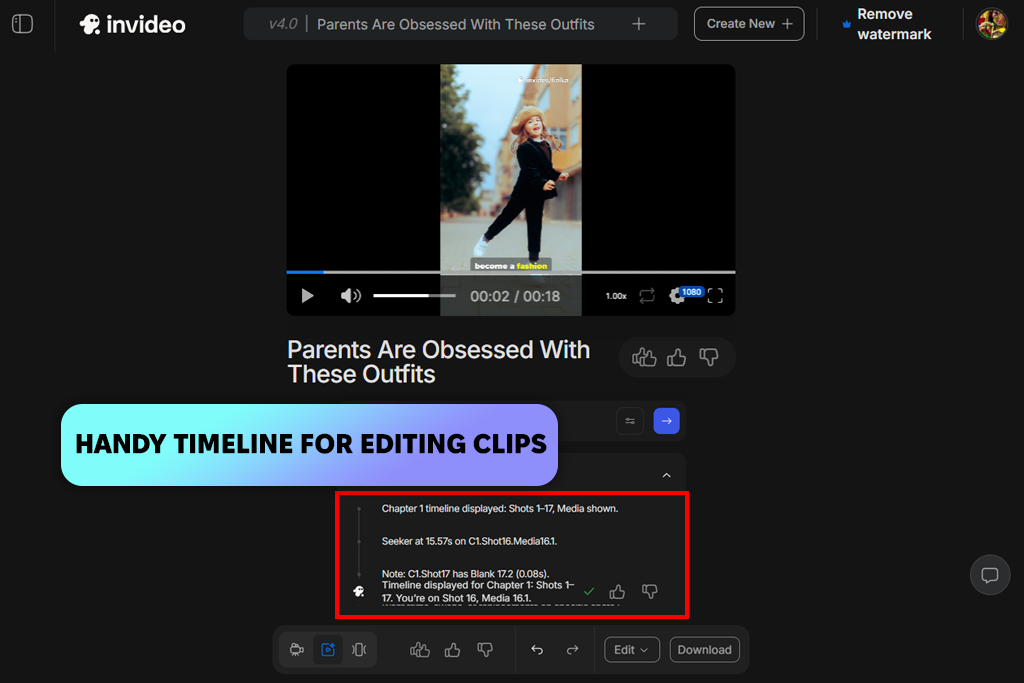 invideo ai reel generator
