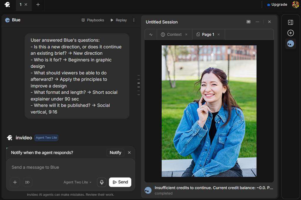 invideo ai video script generator