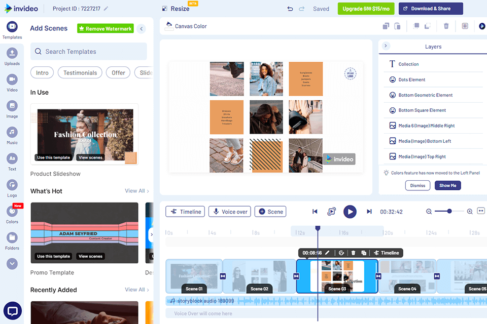 invideo filmora alternative interface