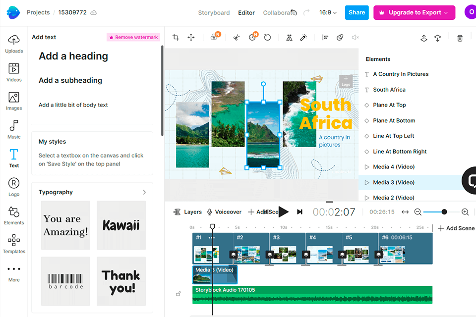 invideo prezi alternative interface