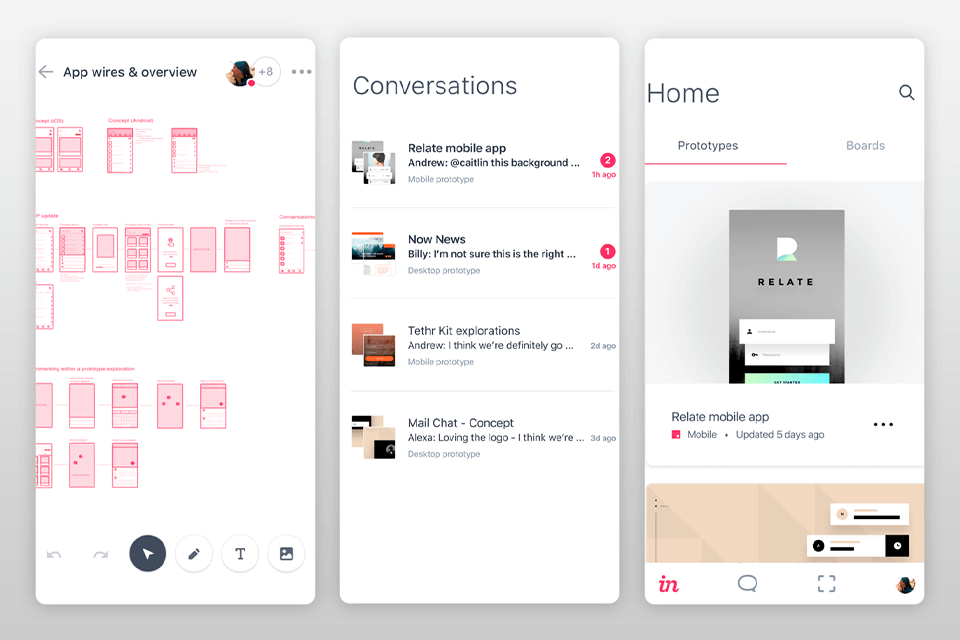 تطبيق استوديو إنفجن لواجهة مصممي الويب