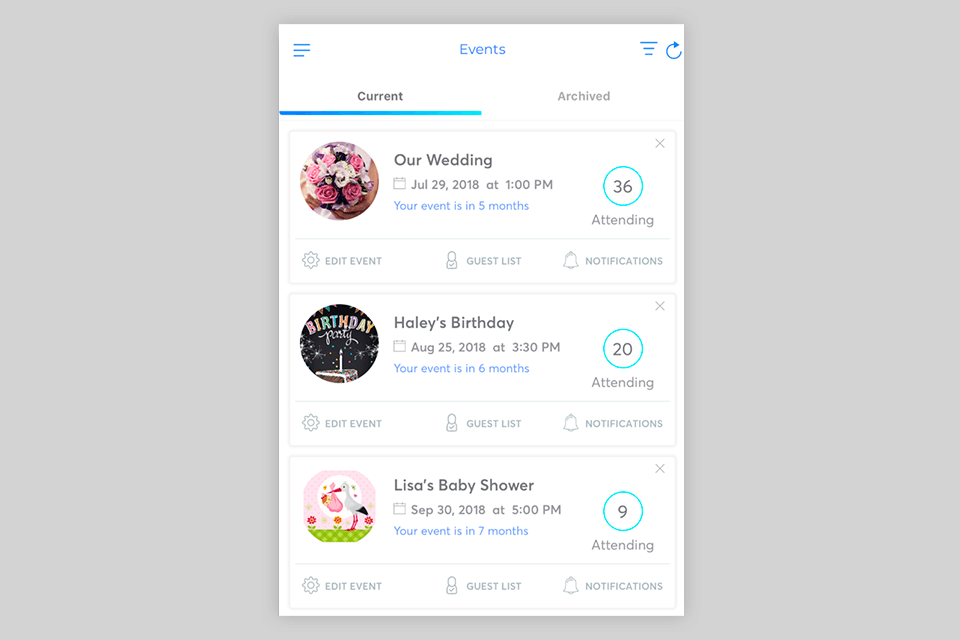 واجهة التطبيق invitd دعوة صانع
