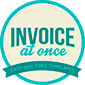 invoice at once website to create and download free invoice templates logo