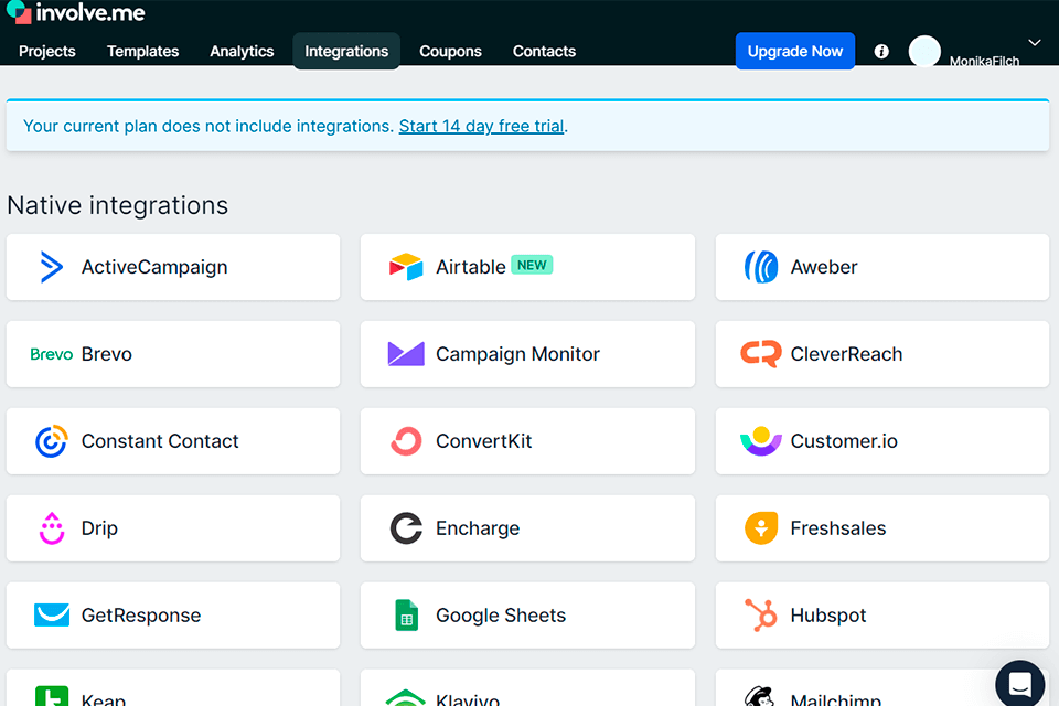 involveme integrations