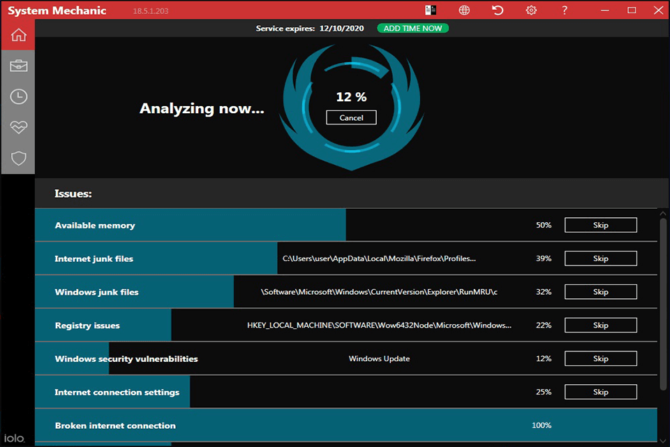 iolo system mechanicwindows repair software interface