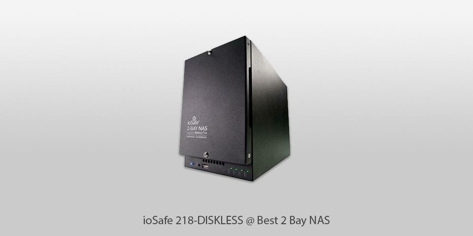 iosafe 218-diskless 2 bay nas