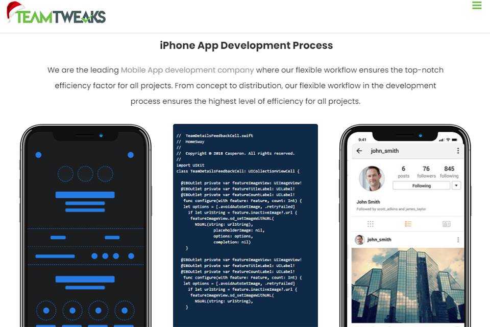 iphone ios app development company in chennai team tweaks image