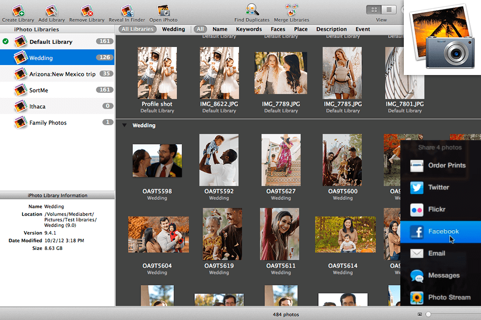 iphoto interface