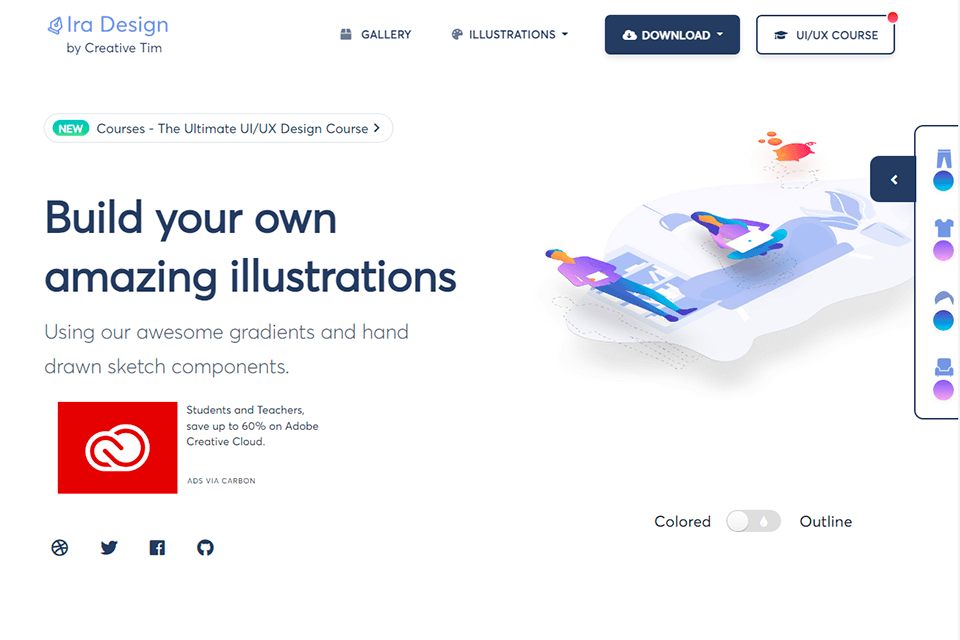 ira design builder main page
