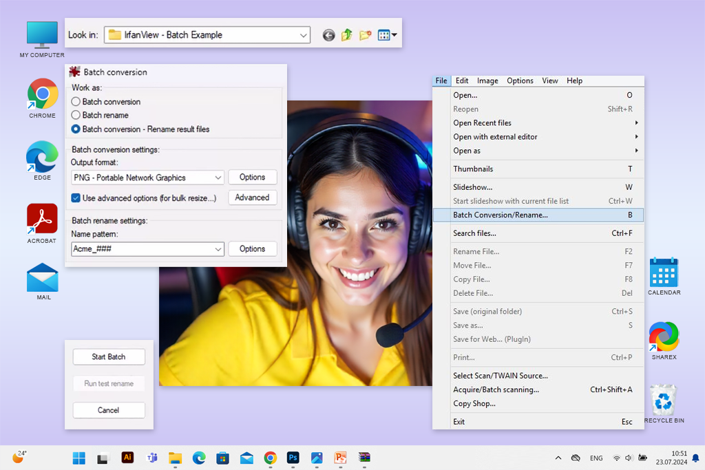 irfanview jfif to jpg converter interface