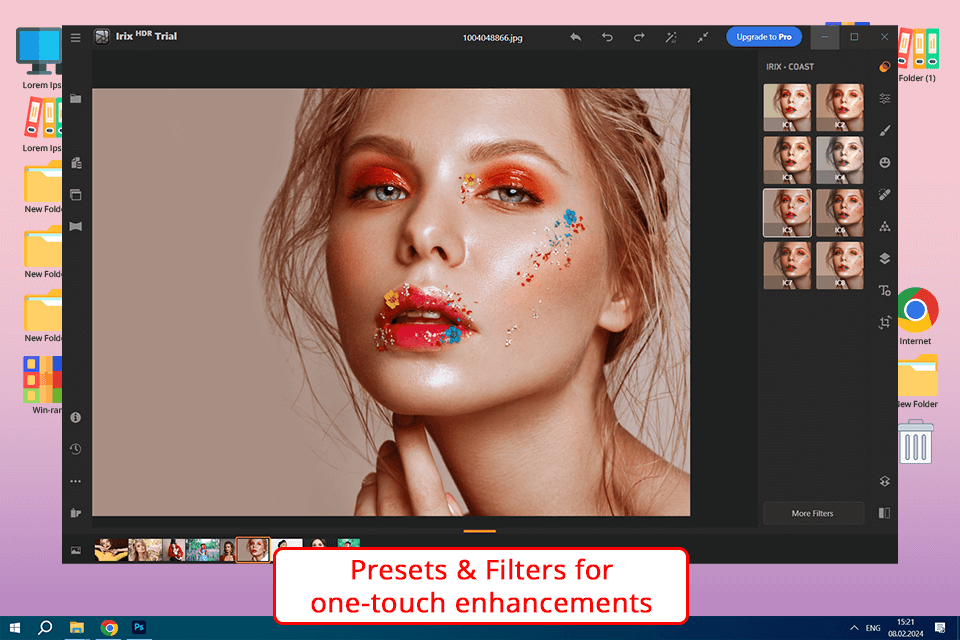irix hdr presets and filters