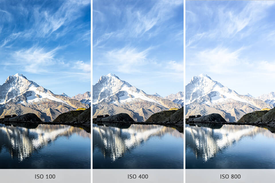 iso camera setting for landscapes