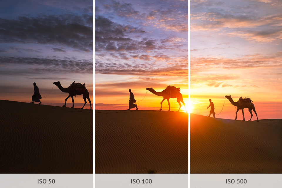 iso camera settings for sunsets